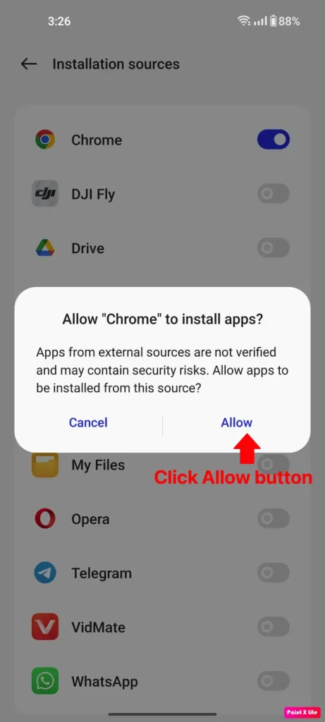 Allow Button