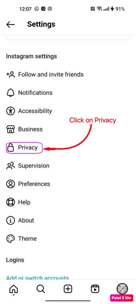 Privacy Option