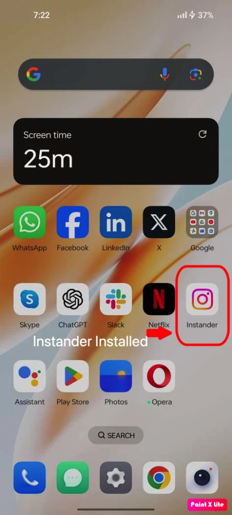Instander Installed Confirmation