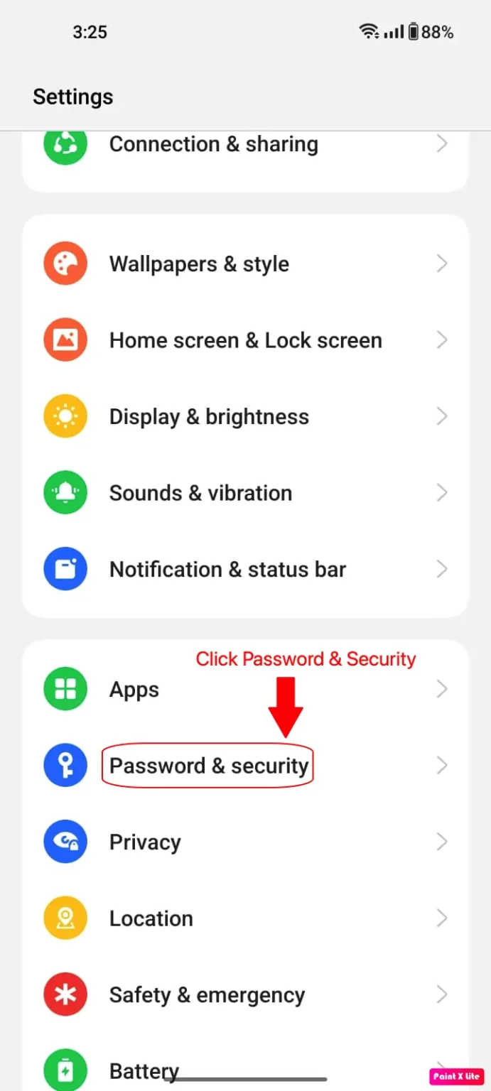 Password & Security