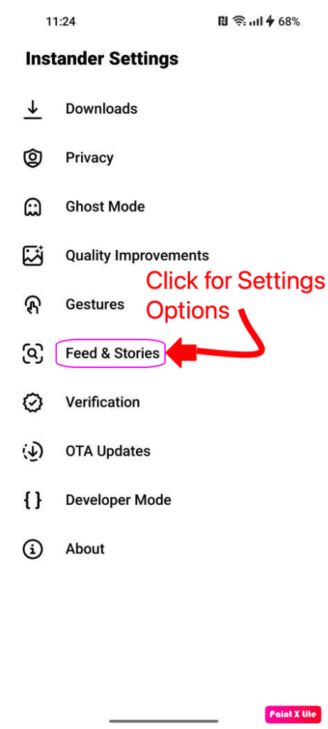 Feed and Stories