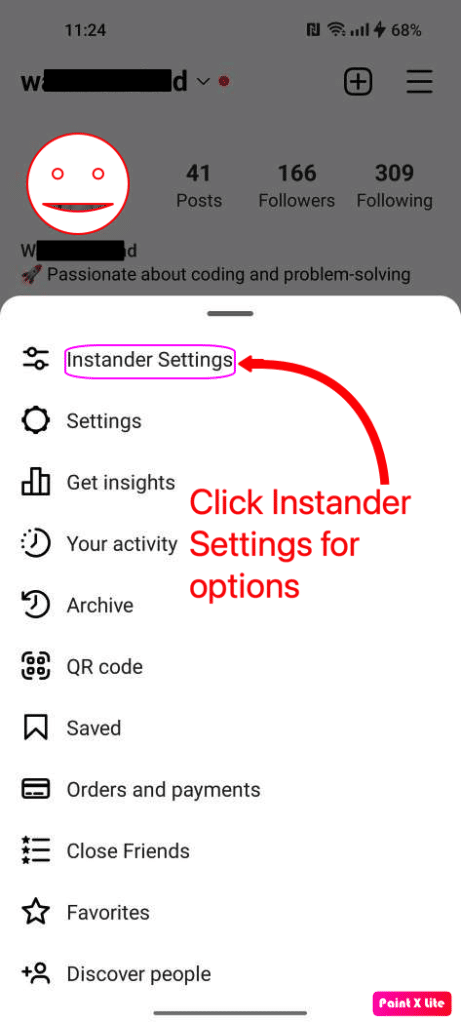 Instander Setting
